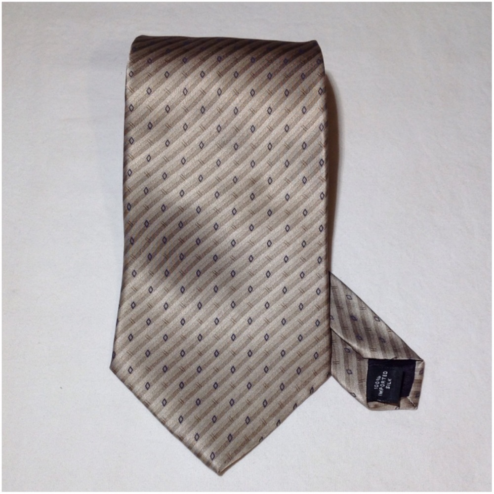 Men's 100% Silk Arrow Neck Tie